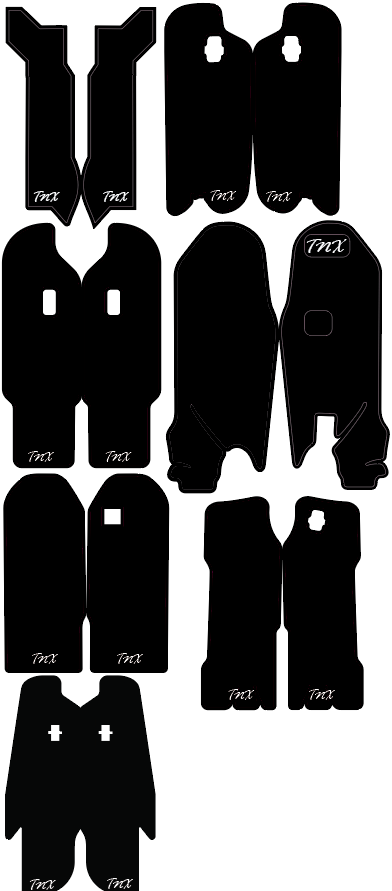 TNX fork guard decals ￼